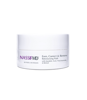 Even, Correct & Renew Retexturizing Pads - 30 Ct - NassifMD® Skincare