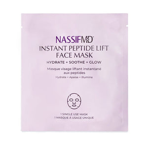 Instant Peptide Lift Face Sheet Mask - Single Use - NassifMD® Skincare