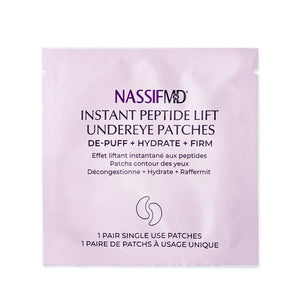 Instant Peptide Lift Undereye Patch - Single Use - NassifMD® Skincare