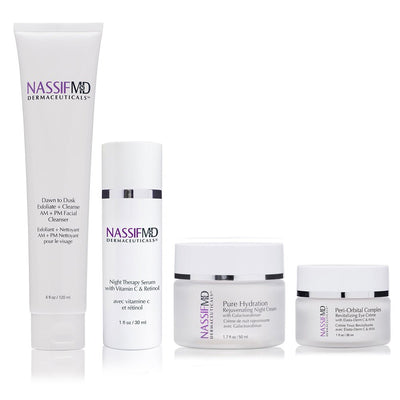 Night Time Essentials (4 Piece Collection) - NassifMD® Skincare