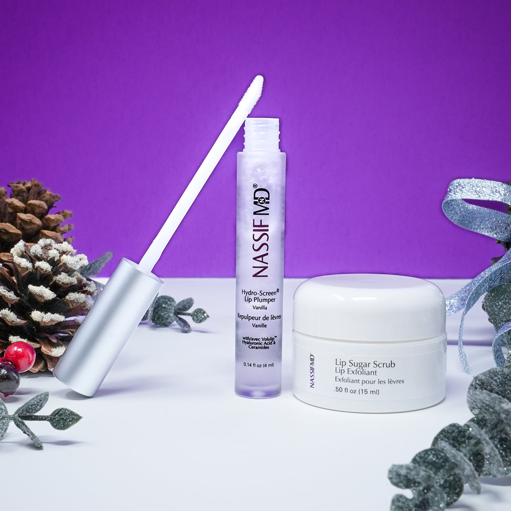 Hydro-Screen Lip Plumper & Lip Sugar Scrub Duo