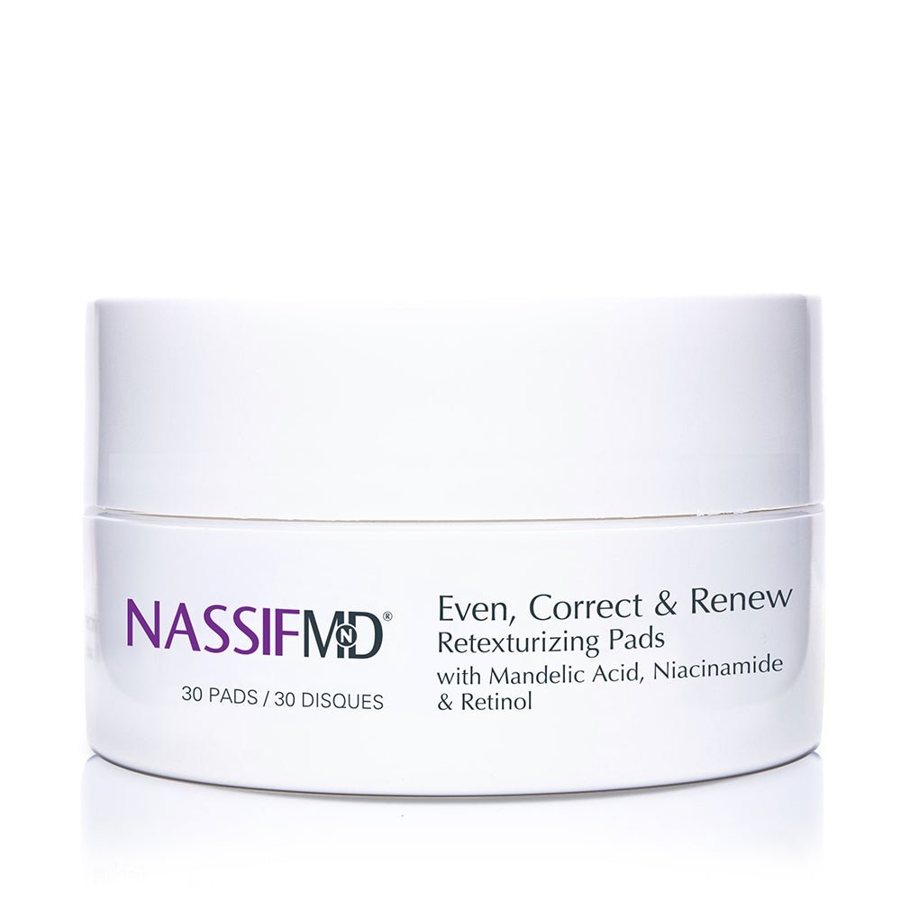 Even, Correct & Renew Retexturizing Treatment Pads - 30 Count - NassifMD® Skincare