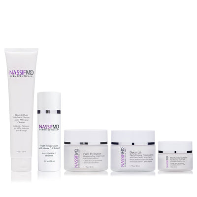 Night Time Essentials 5 Piece Collection - NassifMD® Skincare