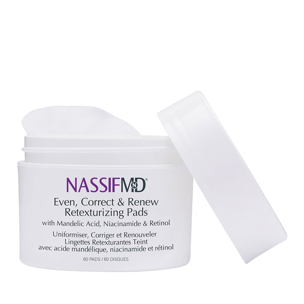 Even, Correct & Renew Retexturizing Treatment Pads - NassifMD® Skincare