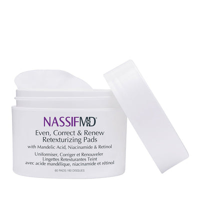Even, Correct & Renew Retexturizing Treatment Pads - NassifMD® Skincare